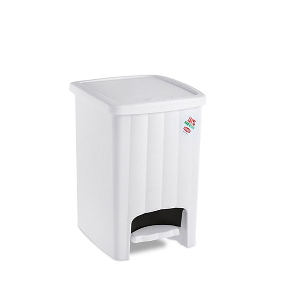STEFANPLAST PATTUMIERA MARGHERITA A PEDALE 20 LT BIANCA