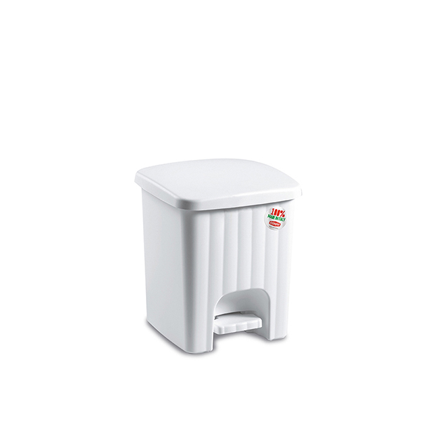 STEFANPLAST PATTUMIERA PEDALINA QUADRA 4,5 LT BIANCA