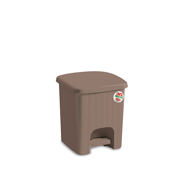 STEFANPLAST PATTUMIERA PEDALINA QUADRA 4,5 LT TORTORA