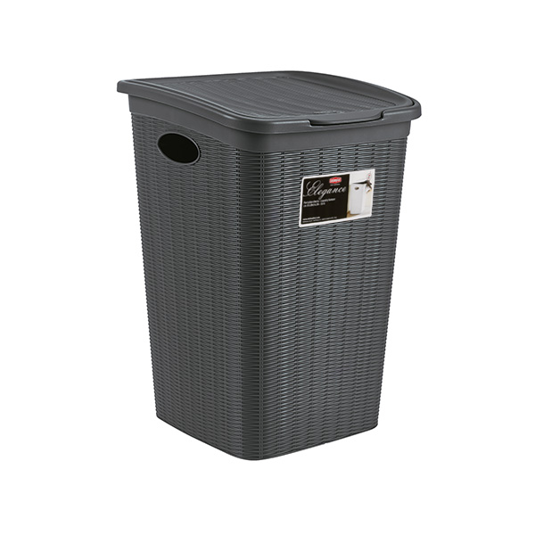 STEFANPLAST PORTABIANCHERIA ELEGANCE 50 LT GRIGIO ARDESIA