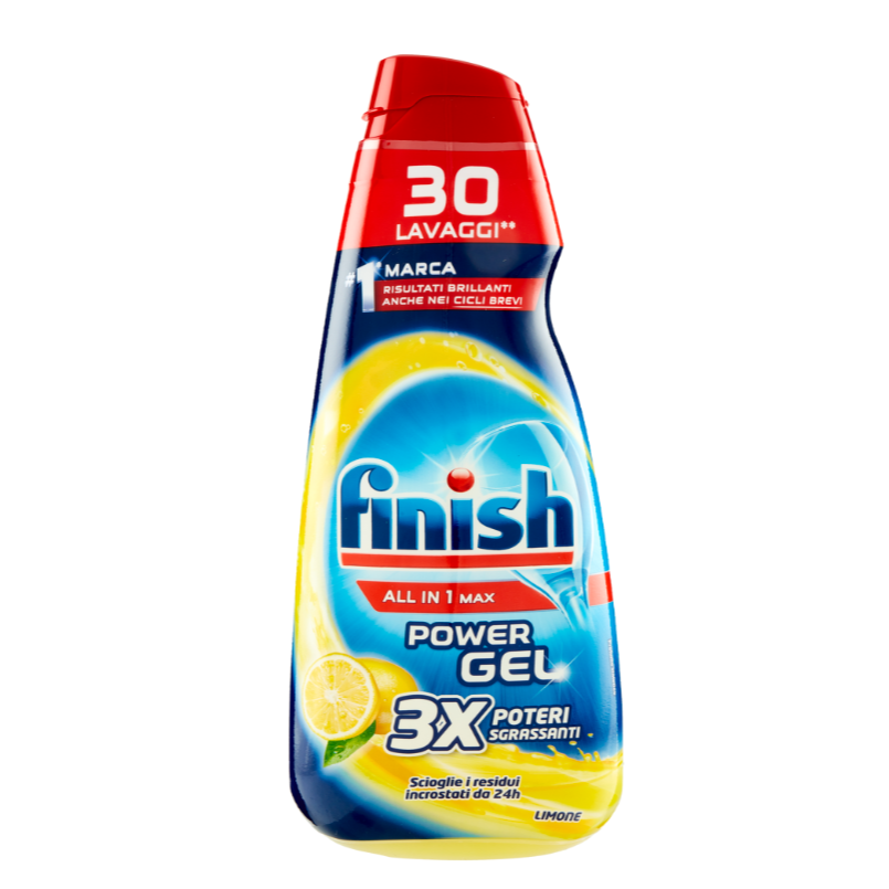 FINISH GEL POWER 600 ML LEMON