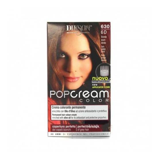DIKSON POP CREAM COLOR CREMA COLORANTE 630-6D BIONDO SCURO DORATO
