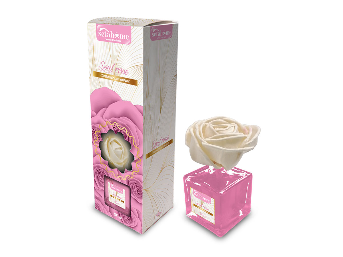 SETABLU DIFFUSORE AMBIENTE FIORE 90 ML SOUL ROSE   40089