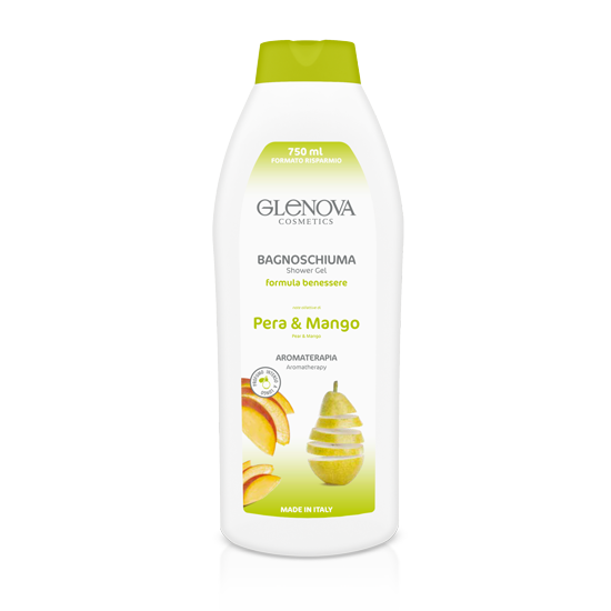 GLENOVA BAGNO SCHIUMA 750 ML PERA E MANGO