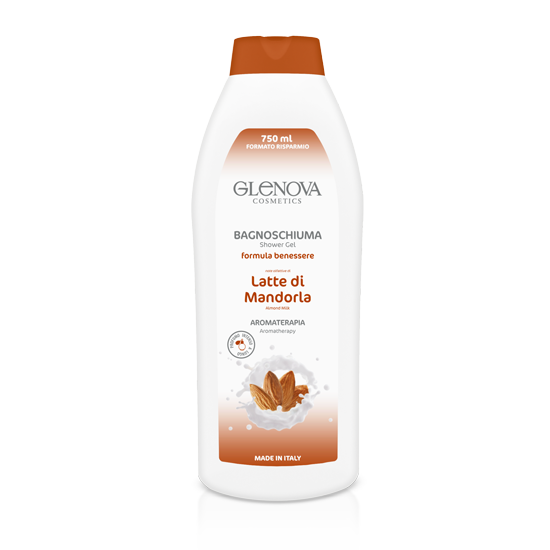 GLENOVA BAGNO SCHIUMA 750 ML LATTE DI MANDORLA