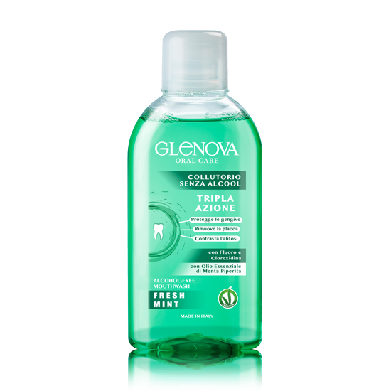 GLENOVA COLLUTTORIO 400 ML FRESH MINT NO ALCOOL