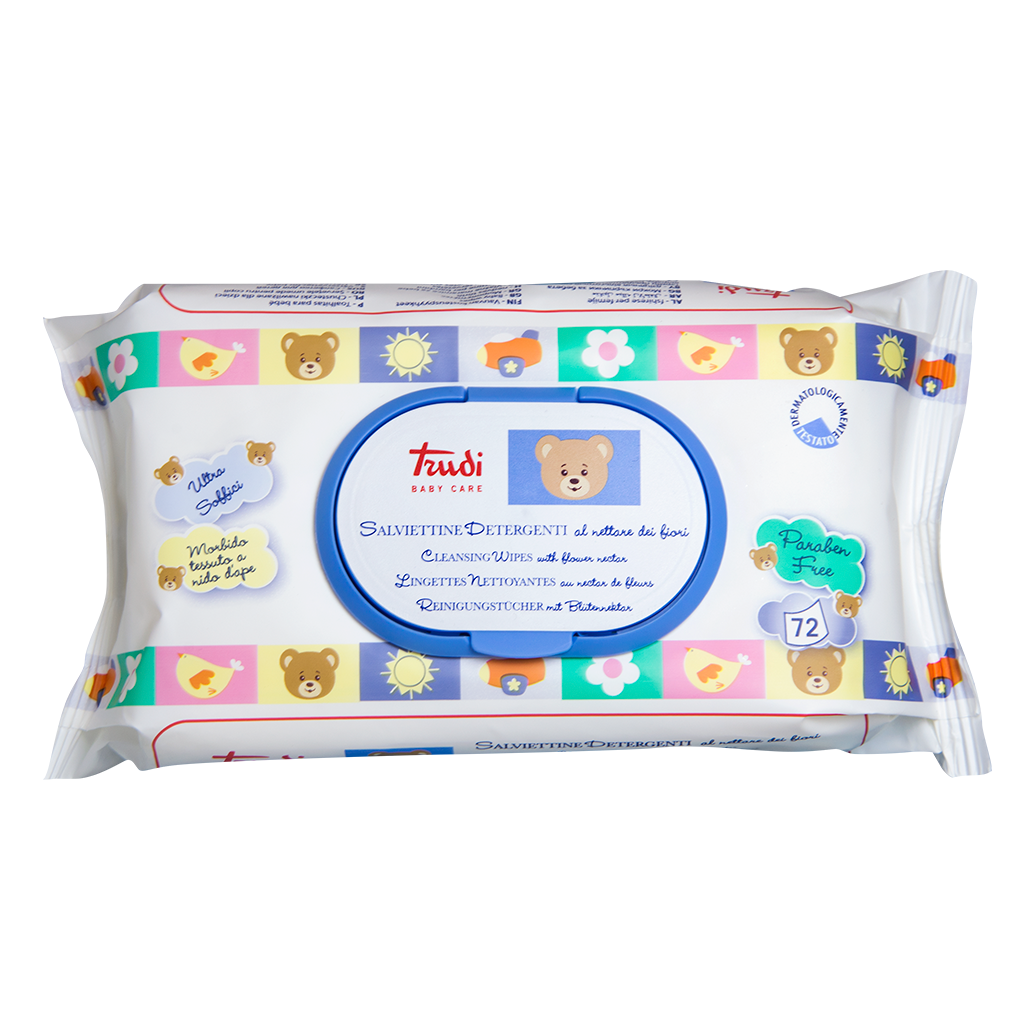 TRUDI SALVIETTE BABY 72 PZ CON POP-UP