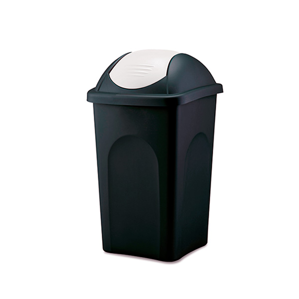 STEFANPLAST PATTUMIERA BASCULA MULTIPAT 60 LT NERO E BIANCO