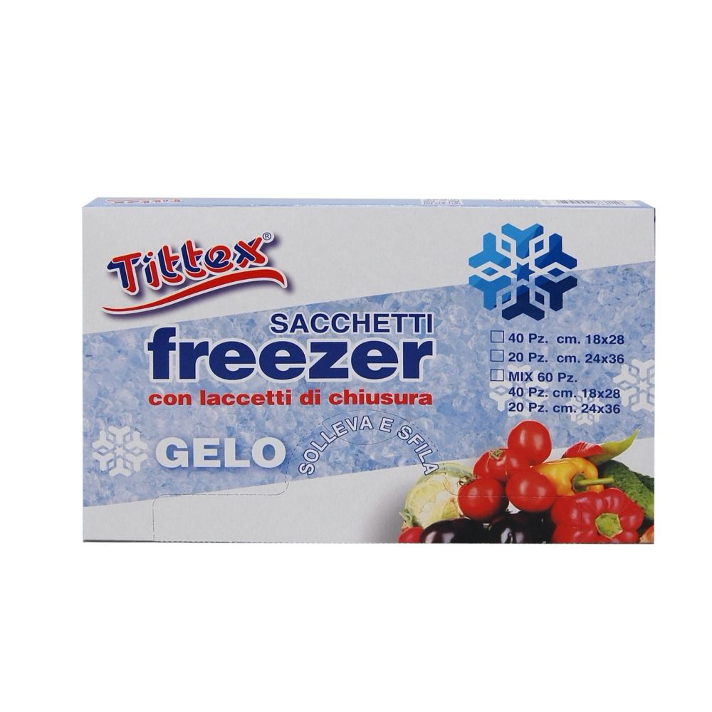 TITTEX SACCO GELO FREEZER 25X40 20 PZ