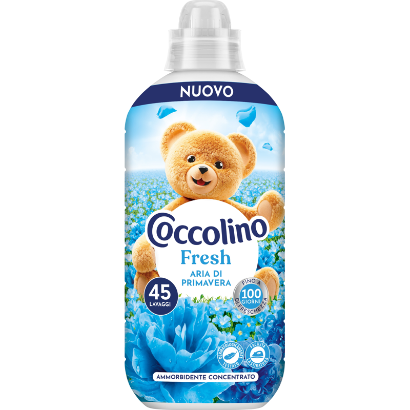 COCCOLINO AMMORBIDENTE CONCENTRATO 45 LAVAGGI 952 ML ARIA DI PRIMAVERA