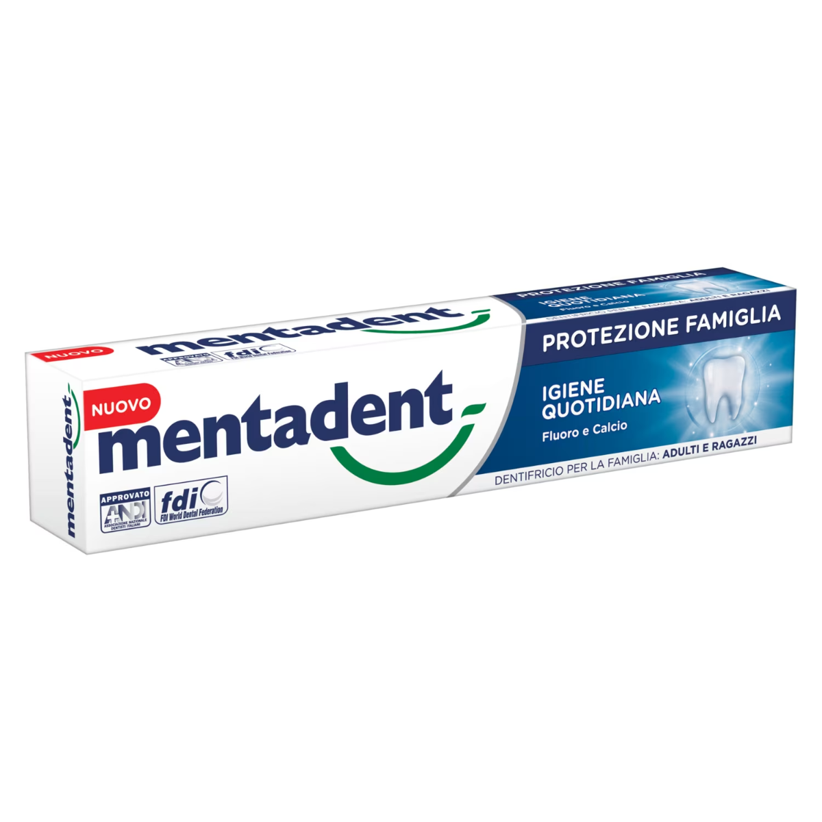 MENTADENT DENTIFRICIO PROTEZIONE FAMIGLIA IGIENE QUOTIDIANA 75 ML