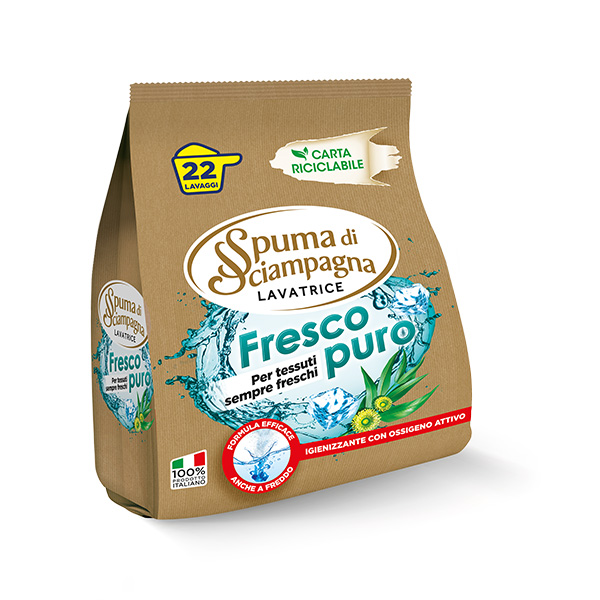 SPUMA DI SCIAMPAGNA RICARICA POLVERE 22 MISURINI FRESCO PURO