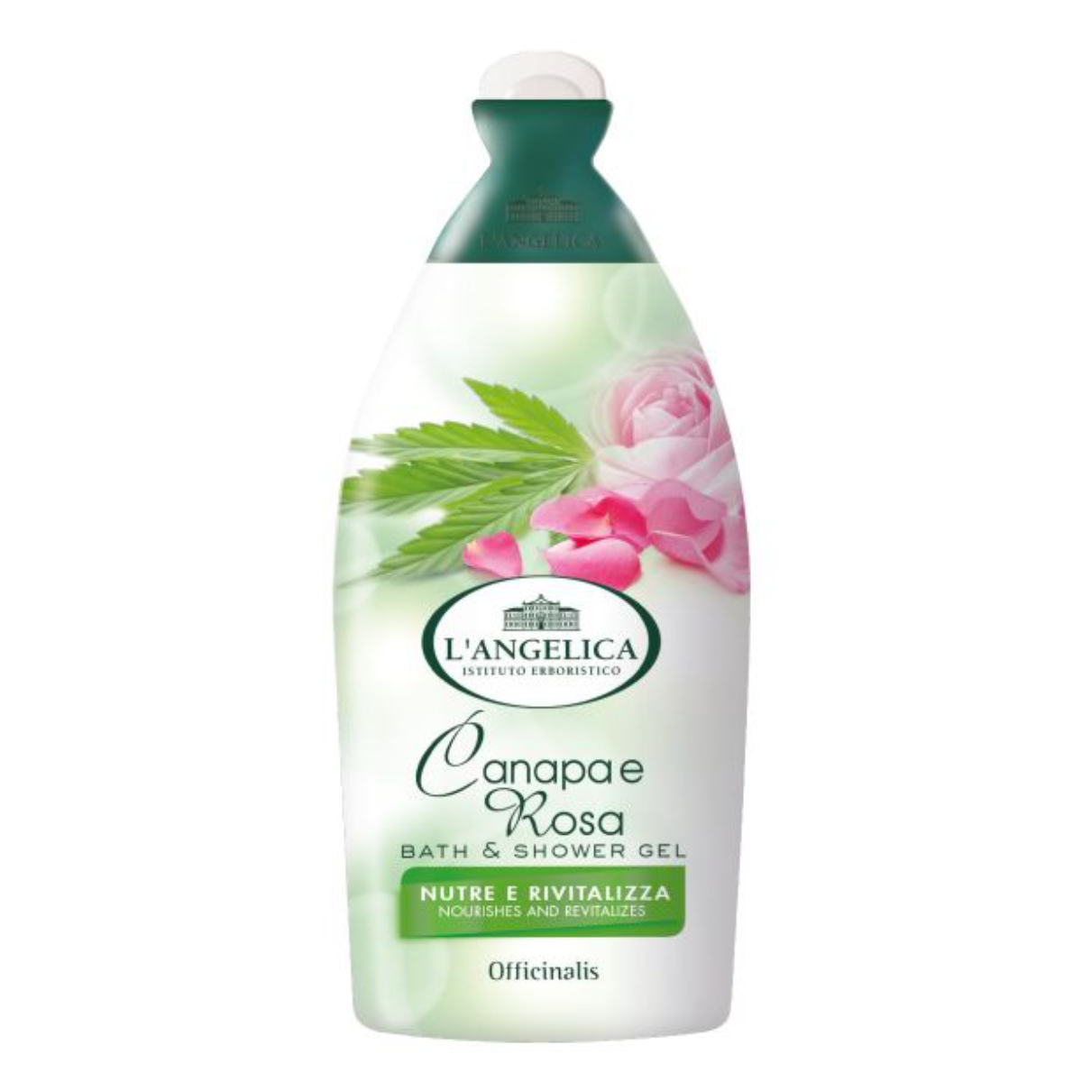 L'ANGELICA BAGNO SCHIUMA 500 ML CANAPA E ROSA
