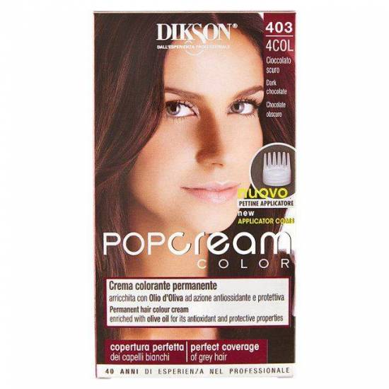 DIKSON POP CREAM COLOR CREMA COLORANTE 403-4COL CIOCCOLATO SCURO