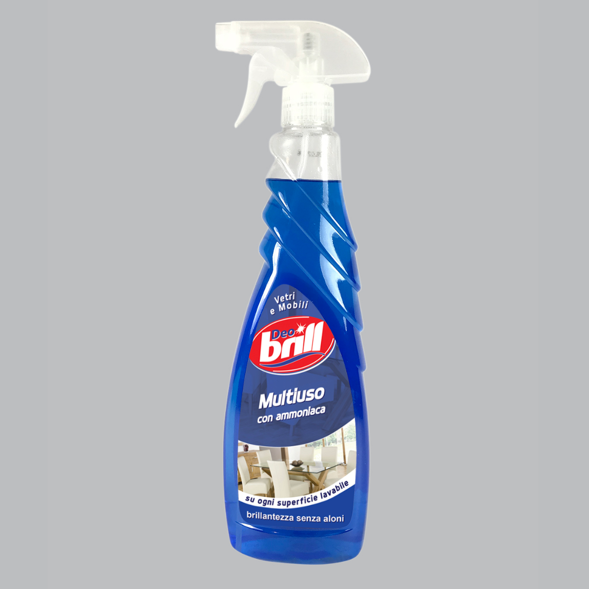 GRIFO SGRASSATORE MULTIUSO VETRI E SUPERFICI 750 ML DEO BRILL