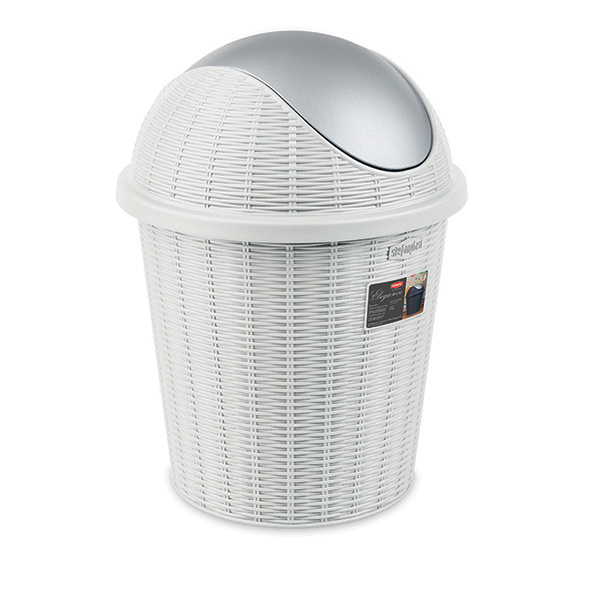 STEFANPLAST PATTUMIERA BASCULINA ELEGANCE 10 LT BIANCA