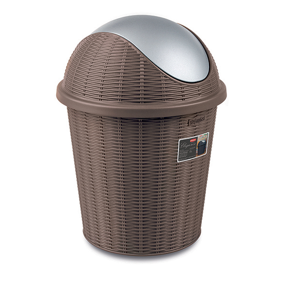STEFANPLAST PATTUMIERA BASCULINA ELEGANCE 10 LT TORTORA