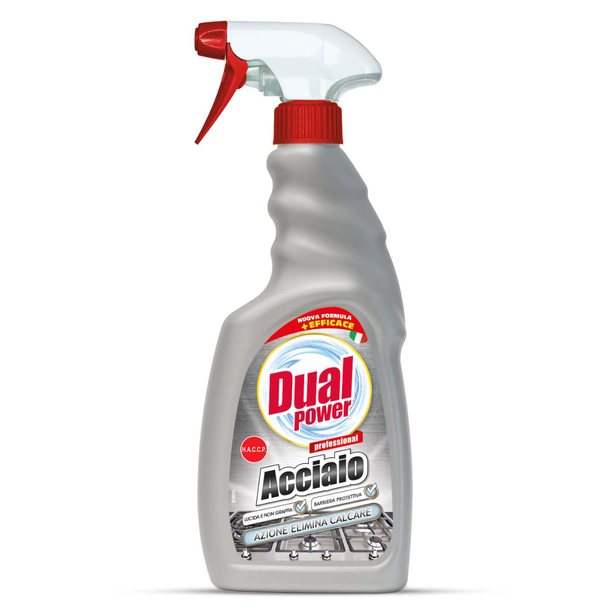 DUAL POWER ACCIAIO E INOX 500 ML TRIGGER