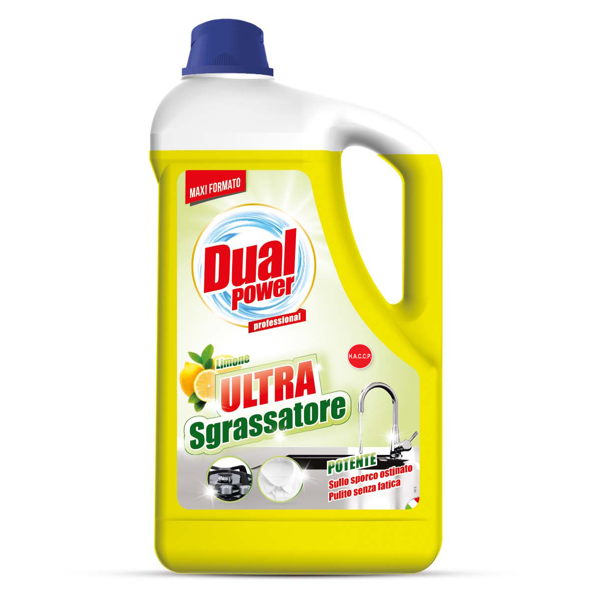 DUAL POWER PROFESSIONAL SGRASSATORE 4,9 LT LIMONE H.A.C.C.P.