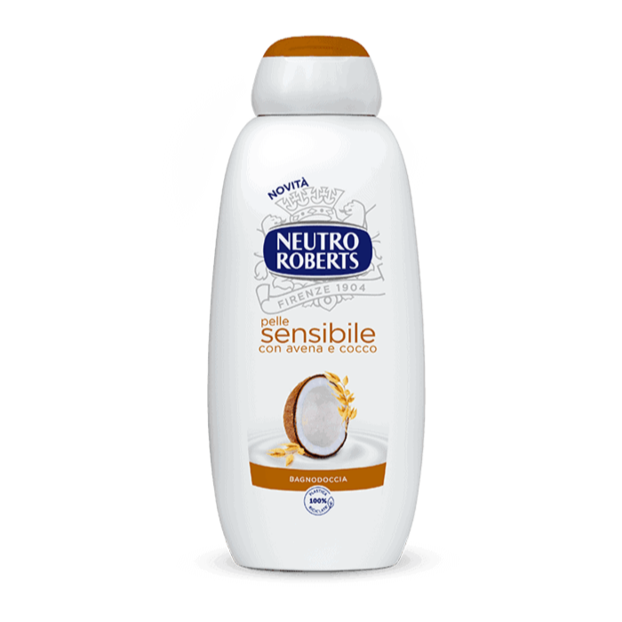 ROBERTS BAGNO SCHIUMA 450 ML PELLI SENSIBILI AVENA E COCCO