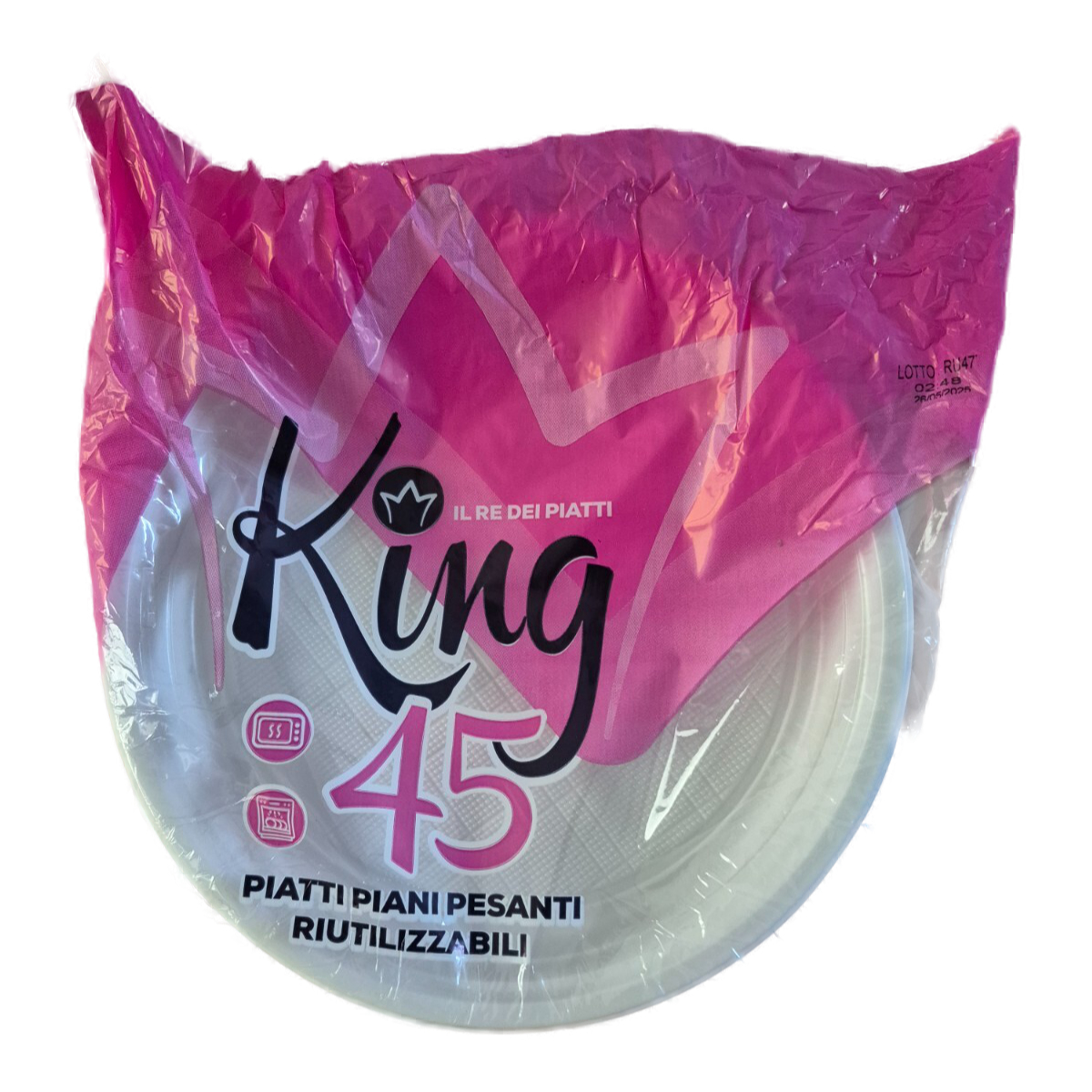 PIATTI PIANI 800 grammi pesanti king
