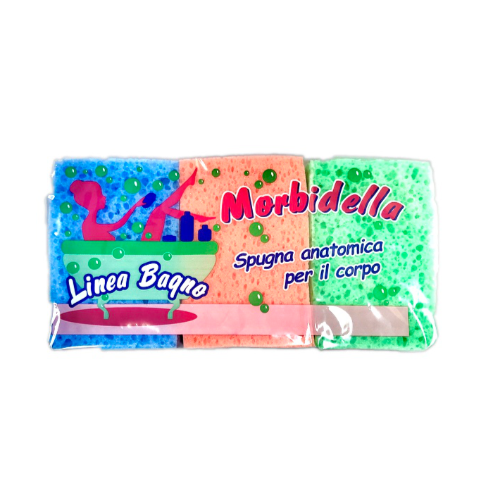 MORBIDELLA SPUGNE BAGNO TRIS RETTANGOLARI