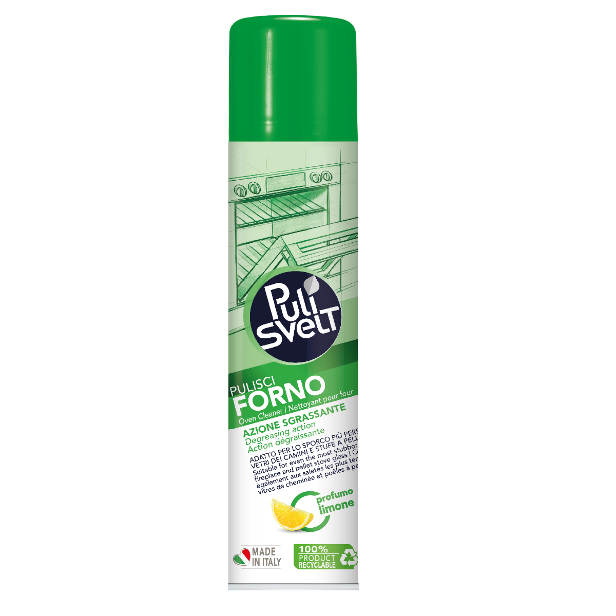 PULISVELT PULISCI FORNO LIMONE 300 ML