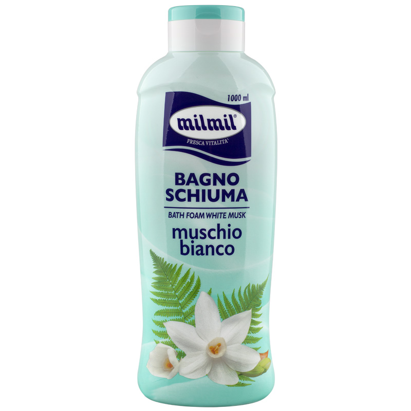 MIL MIL BAGNO SCHIUMA 1 LT MUSCHIO BIANCO