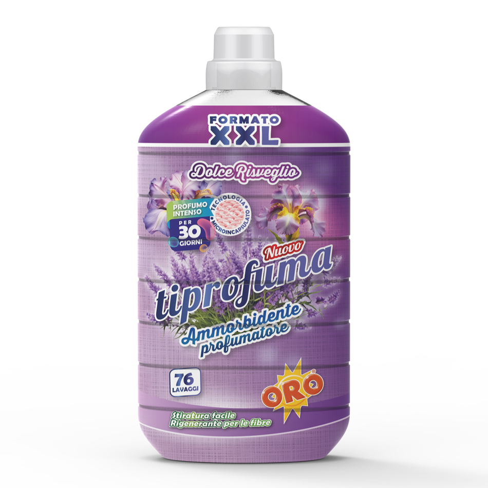 ORO AMMORBIDENTE TIPROFUMA XXL 76 LAVAGGI 1750 ML DOLCE RISVEGLIO