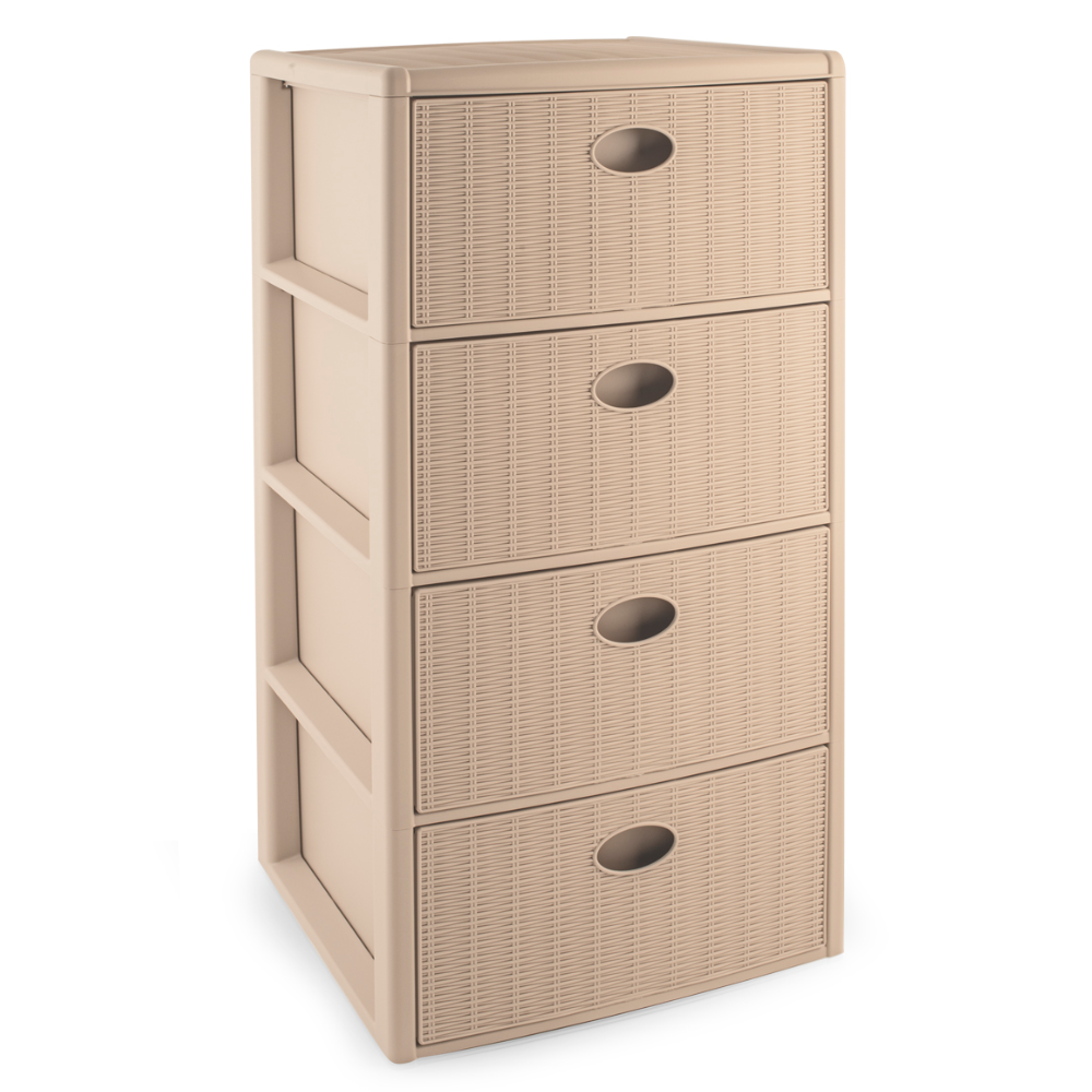 STEFANPLAST CASSETTIERA ELEGANCE 4 CASSETTI CASHMERE