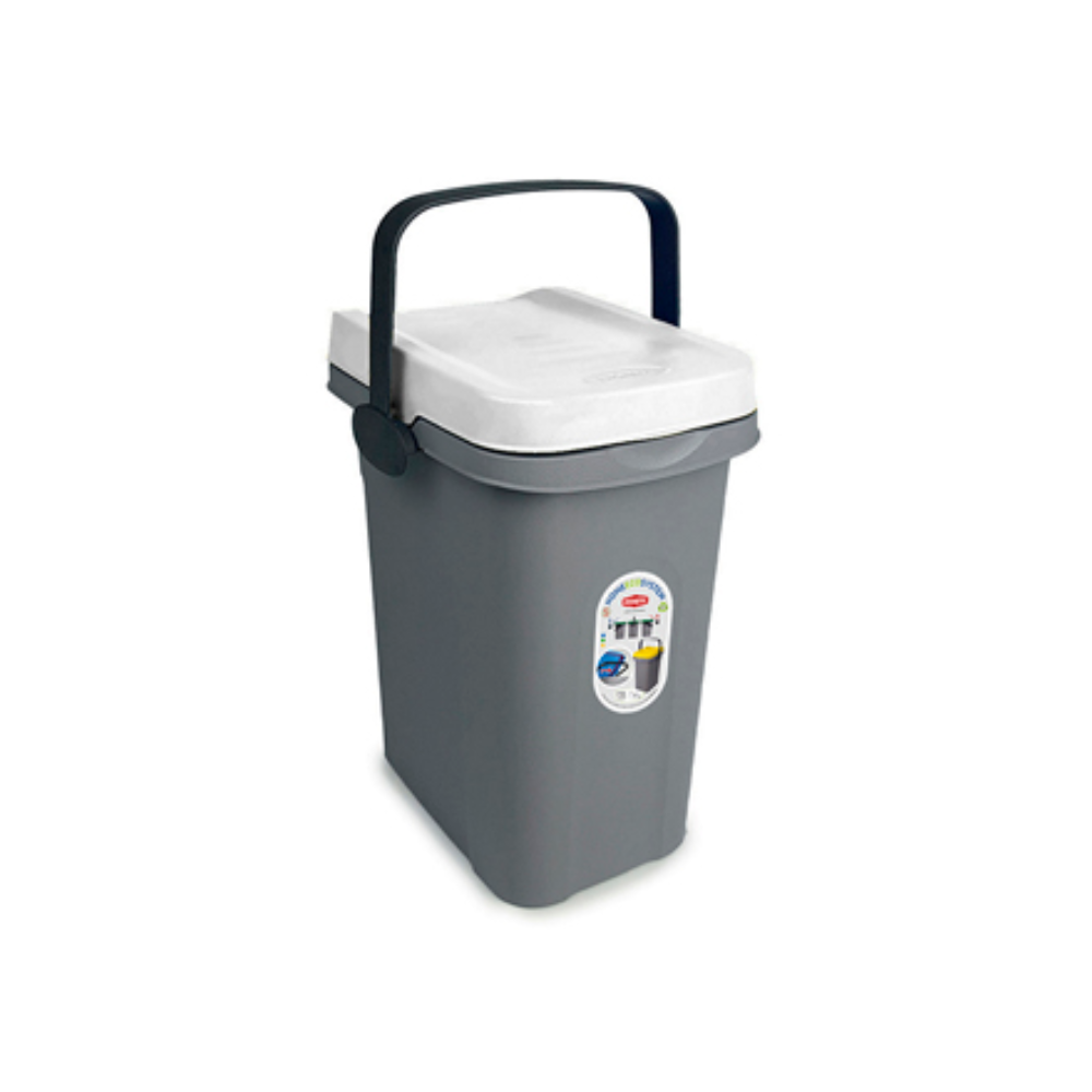 STEFANPLAST PATTUMIERA HOME ECO SYSTEM 7 LT PER L'UMIDO COPERCHIO BIANCO