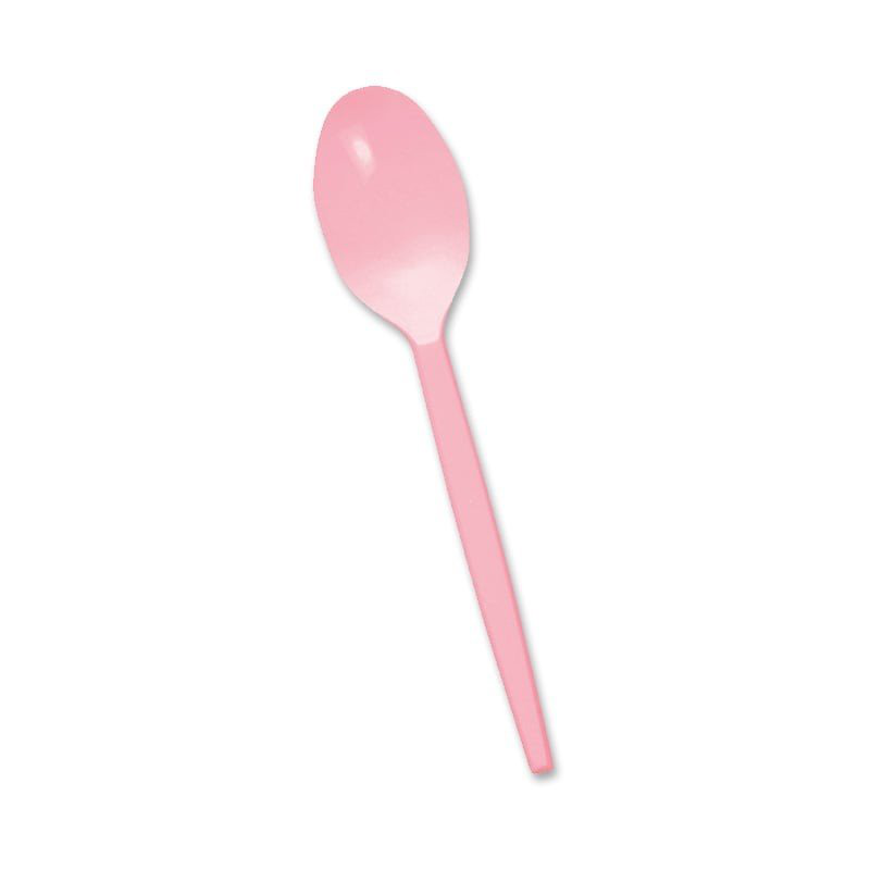 PARTY LINE CUCCHIAI PLASTICA 15 PZ RIUTILIZZABILI ROSA