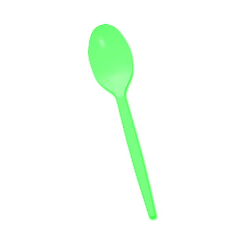 PARTY LINE CUCCHIAI PLASTICA 15 PZ RIUTILIZZABILI VERDE