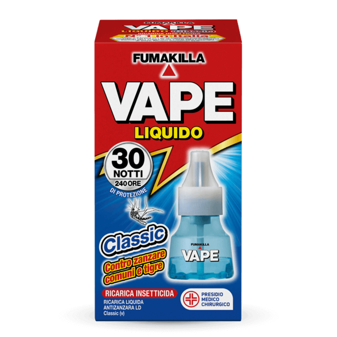 VAPE INSETTICIDA LIQUIDO RICARICA 30 NOTTI CLASSICO