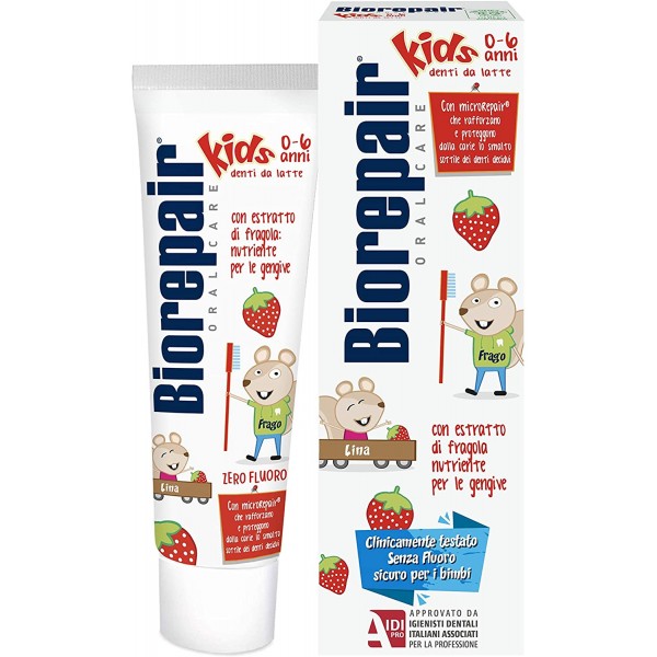 BIOREPAIR DENTIFRICIO 50 ML KID'S 0-6 ANNI FRAGOLA