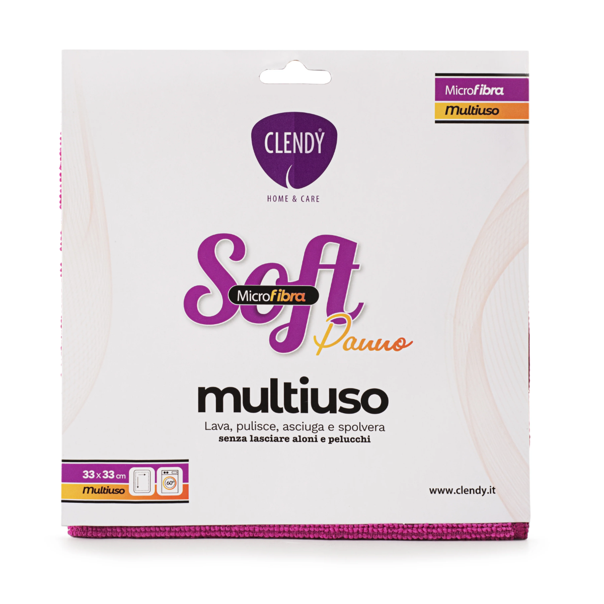 CLENDY PANNO MICROFIBRA 33X33 MULTIUSO