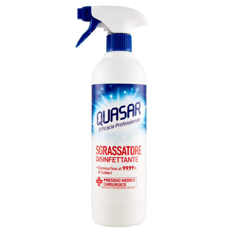 QUASAR SGRASSATORE DISINFETTANTE SPRAY 580 ML