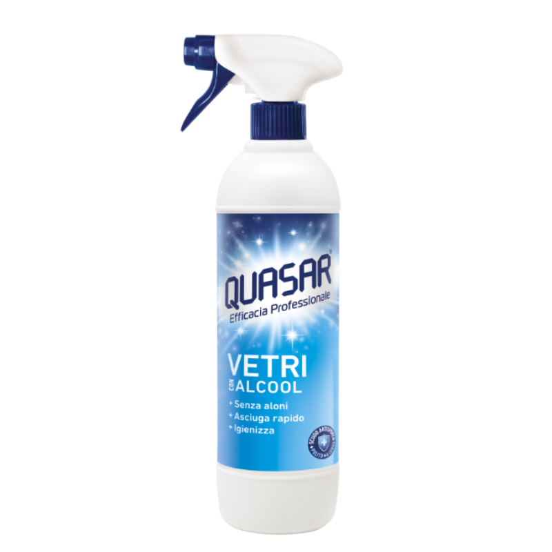 QUASAR VETRI CON ALCOOL SPRAY 580 ML