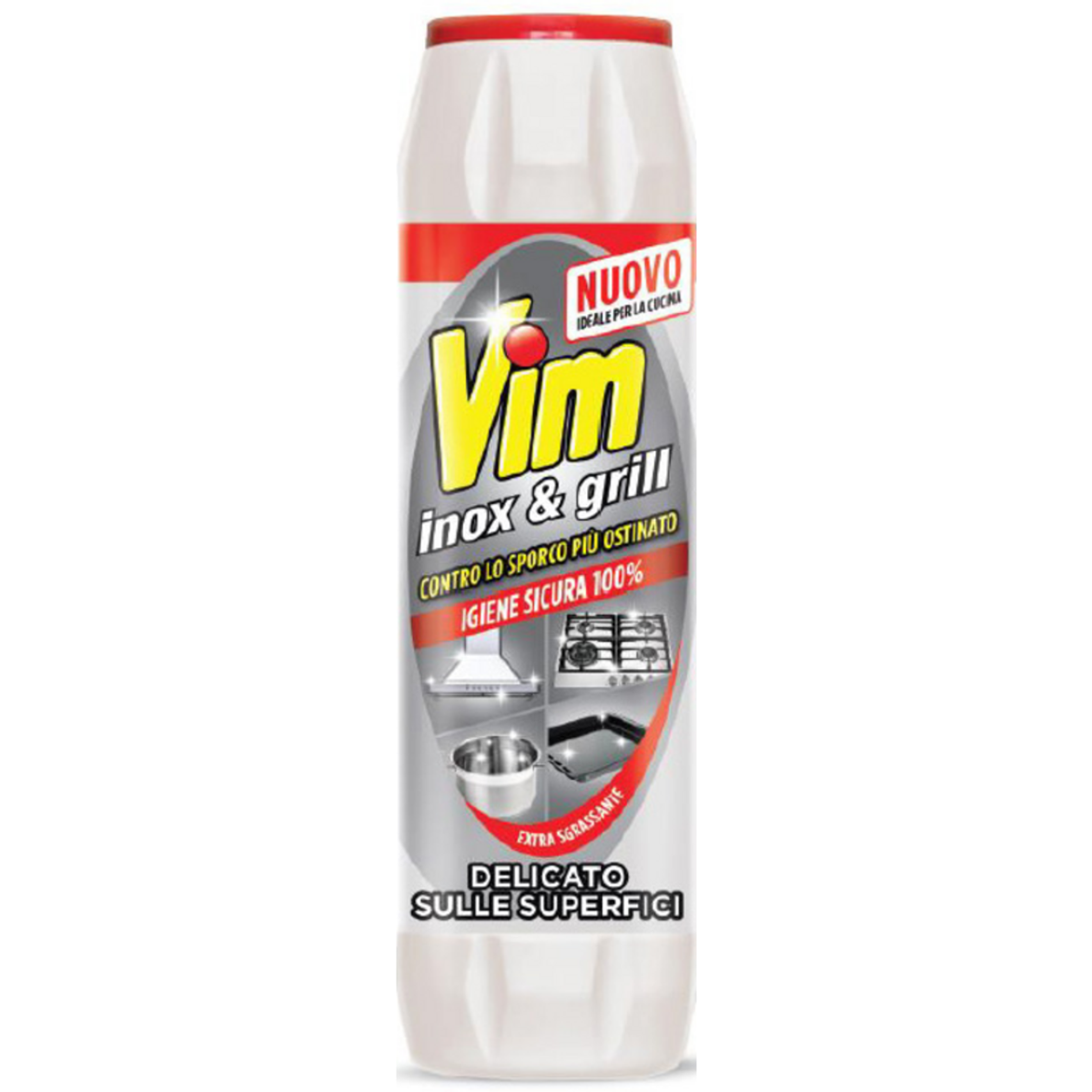 VIM POLVERE INOX E GRILL 600 GR
