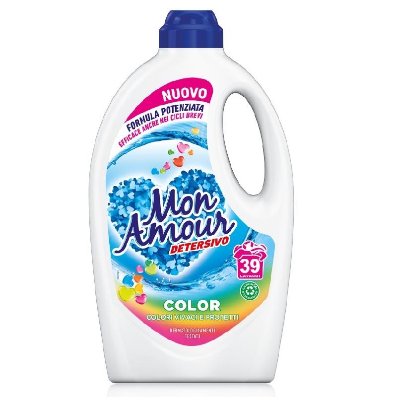 MON AMOUR LAVATRICE LIQUIDO 39 LAVAGGI COLOR