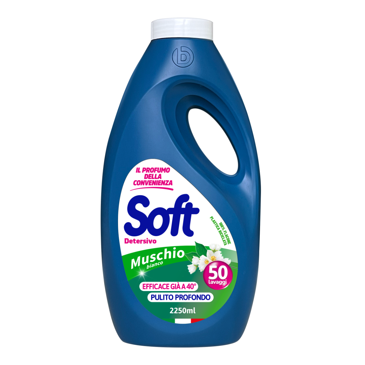 SOFT LIQUIDO LAVATRICE 50 LAVAGGI MUSCHIO BIANCO