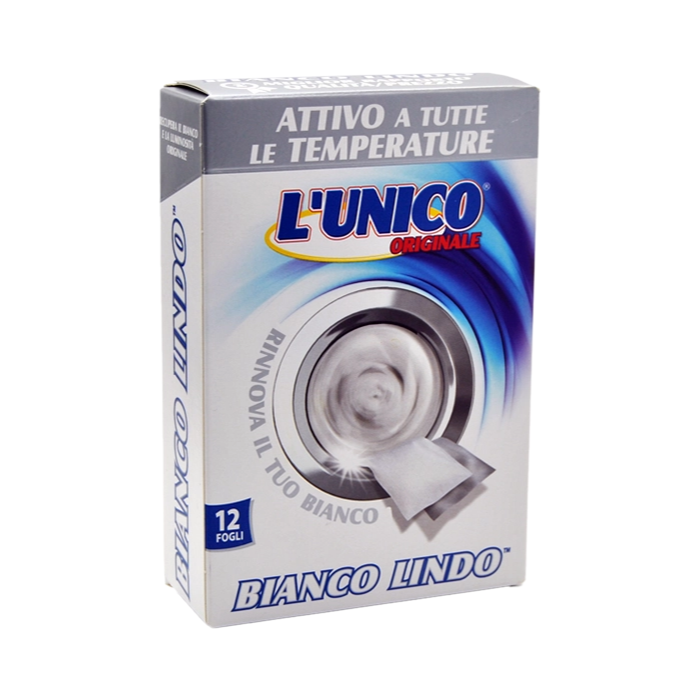 UNICO PANNO LAVATRICE BIANCO LINDO X 12