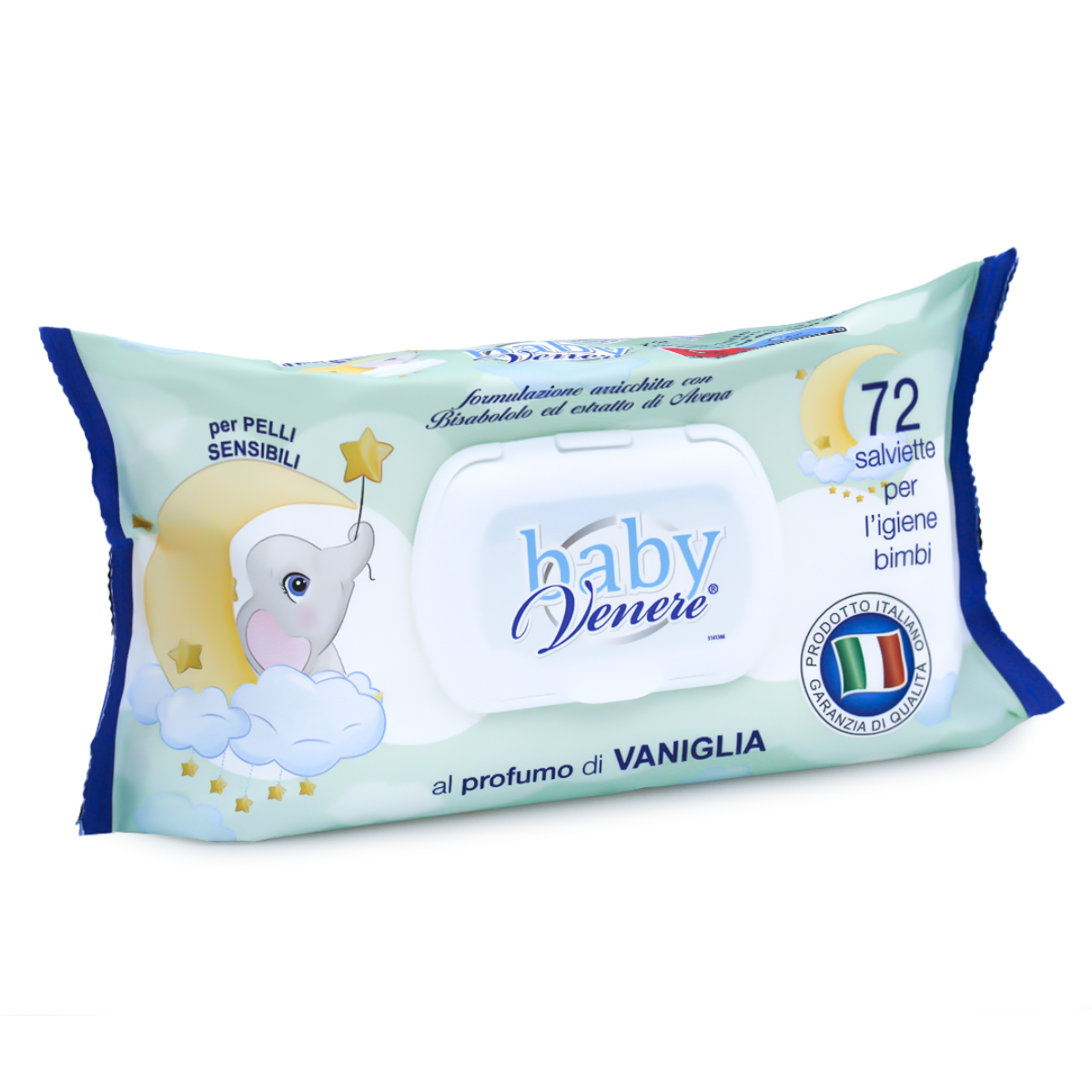 VENERE SALVIETTE BABY X 72 POP-UP VANIGLIA