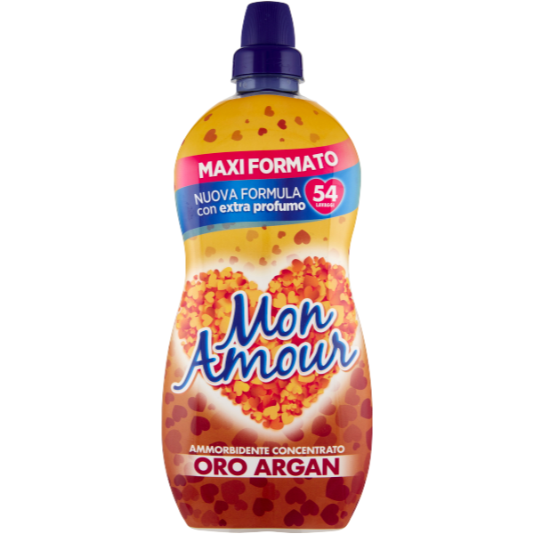 MON AMOUR AMMORBIDENTE CONCENTRATO 54 LAVAGGI 1,350 LT ORO ARGAN
