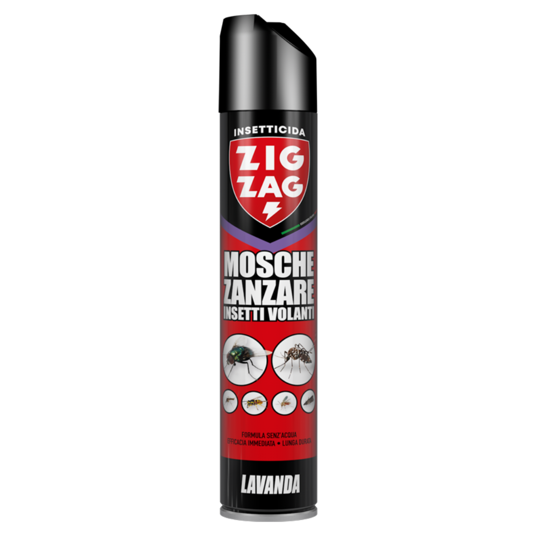 ZIG ZAG INSETTICIDA MOSCHE E ZANZARE LAVANDA 500 ML