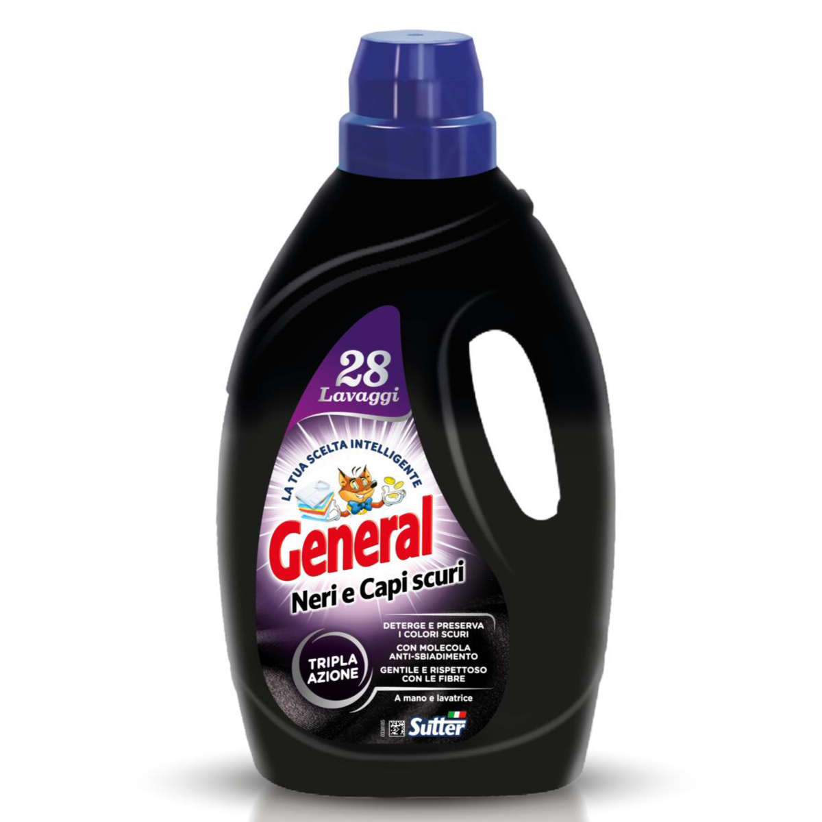 GENERAL LANA E DELICATI 28 LAVAGGI NERO