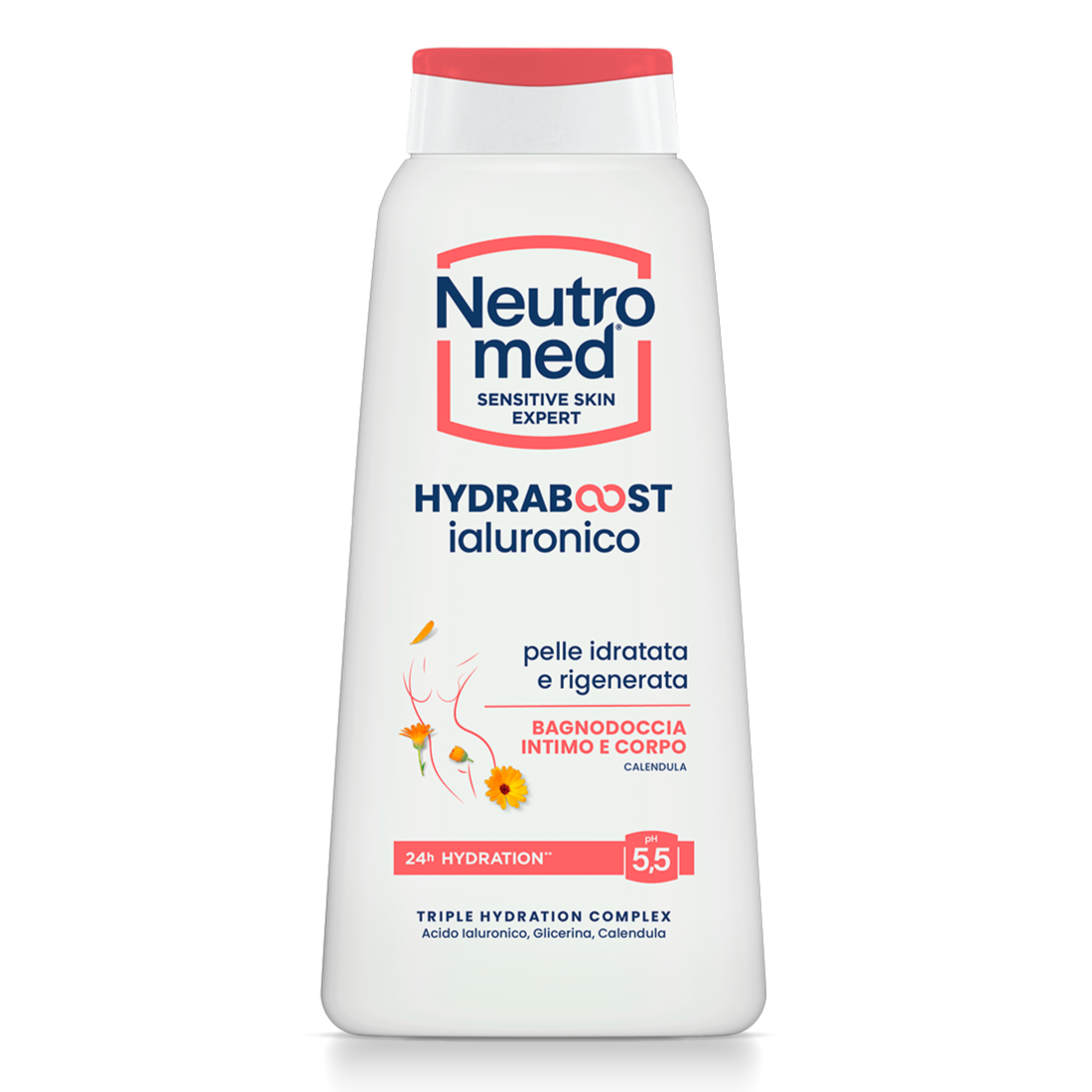 NEUTROMED BAGNO SCHIUMA 600 ML HYDRABOOST INTIMO E CORPO IALURONICO