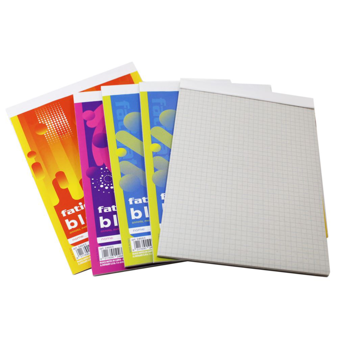 FATIGATI BLOCCO NOTES A4 21X29.7CM 60 FOGLI