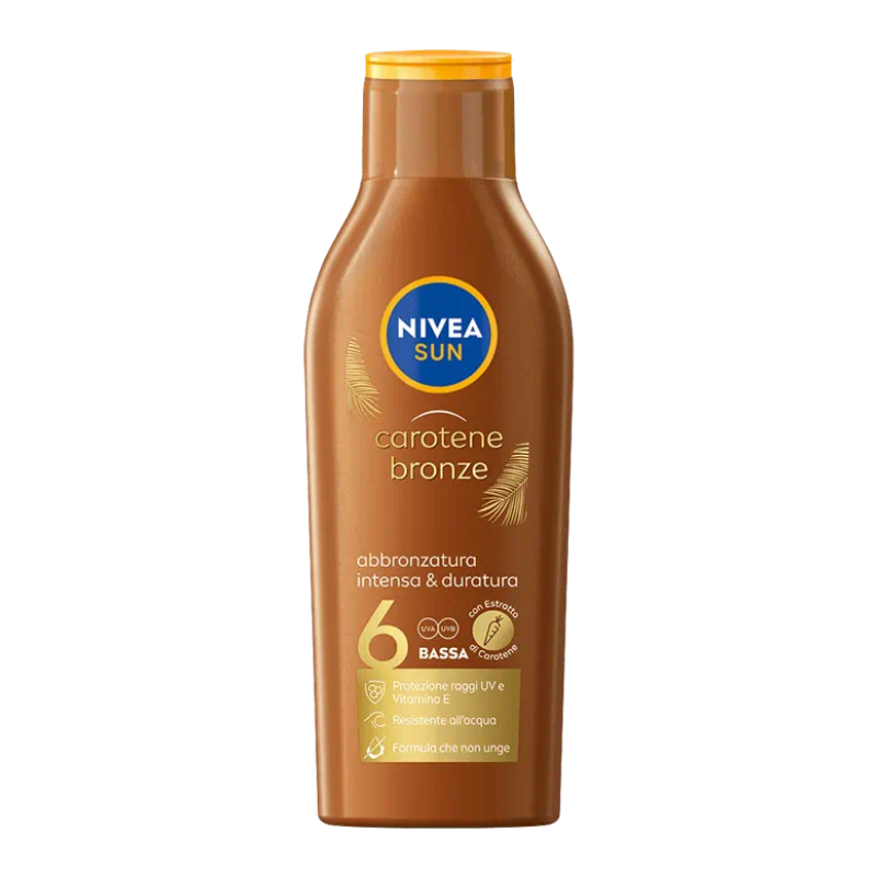 NIVEA SOLARI LATTE SOLARE CAROTENE BRONZE FP6 200 ML