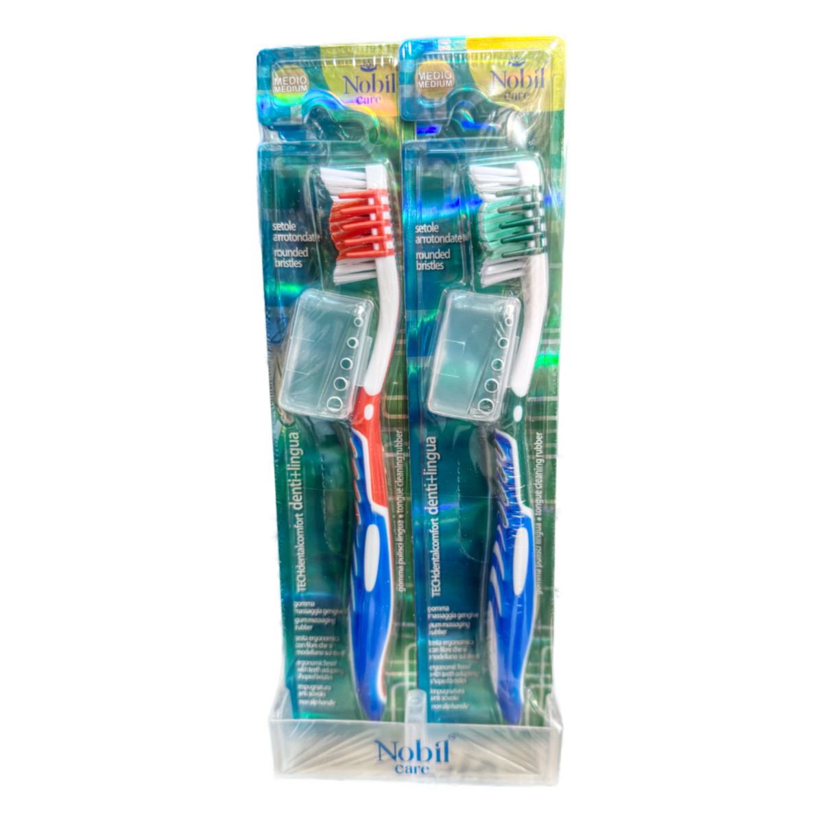 NOBIL CARE SPAZZOLINO DENTI E LINGUA MEDIO